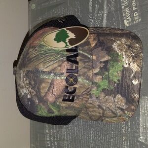 Mossy Oak ECOLAB Embroidered Logo Mesh Strap-on Hat Cap New